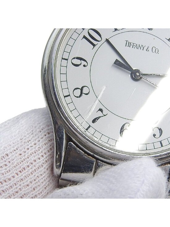 Tiffany & Co Classic Stainless Steel Quartz Analog Display White Dial Watch main image 7
